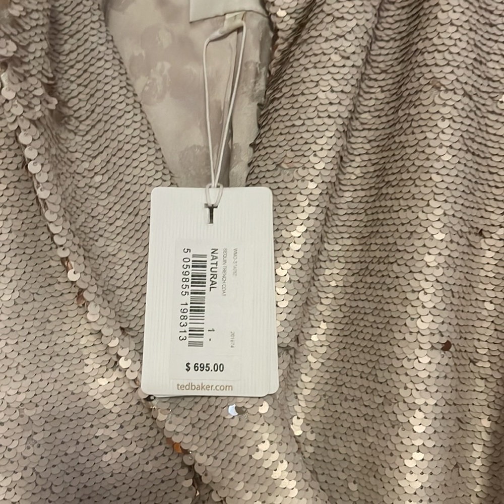 Ted Baker Stariz Sequin Trench - Picture 3 of 5